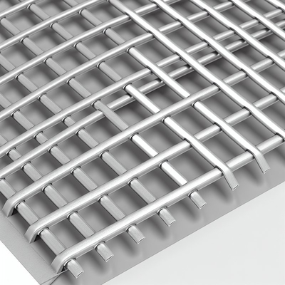 0.035KGS/M สายใยผงสถาปัตยกรรม Mesh ด้วยสับสนธิอลูมิเนียม anodized
