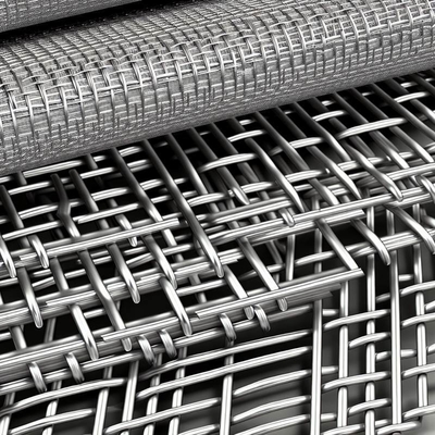 0.035KGS/M สายใยผงสถาปัตยกรรม Mesh ด้วยสับสนธิอลูมิเนียม anodized