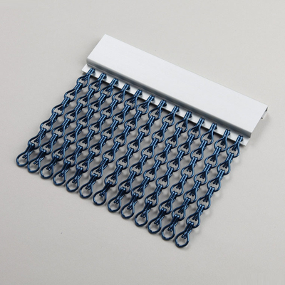 ตกแต่ง Chainmail แหวนตาข่ายม่านหน้าจออาคาร Facades สีธรรมชาติ