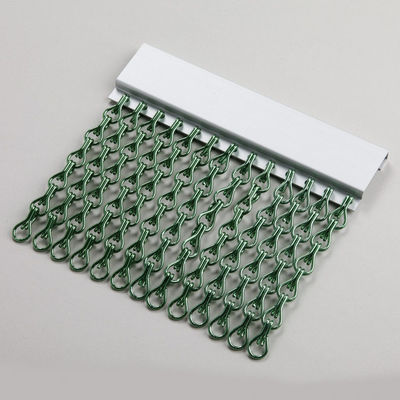 มุ้งลวดโซ่อลูมิเนียม แข็งแรงทนทาน เหมาะสำหรับโรงงานแปรรูปอาหาร