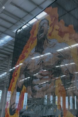 มุ้งลวดโซ่อลูมิเนียม แข็งแรงทนทาน เหมาะสำหรับโรงงานแปรรูปอาหาร