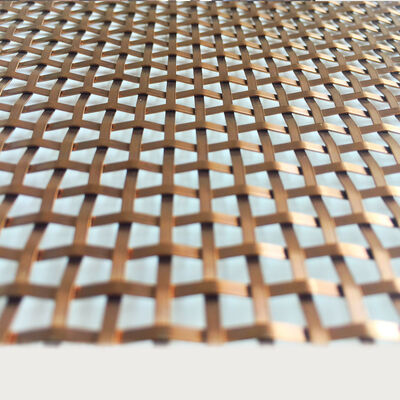 กว้างเคเบิล 25 มม สีดํา สวนสัตว์ สแตนเลส Mesh สถาปัตยกรรมสําหรับหน้าผนัง cladding และตกแต่งภายใน
