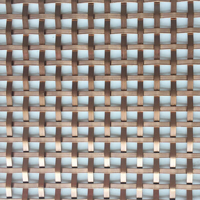กว้างเคเบิล 25 มม สีดํา สวนสัตว์ สแตนเลส Mesh สถาปัตยกรรมสําหรับหน้าผนัง cladding และตกแต่งภายใน
