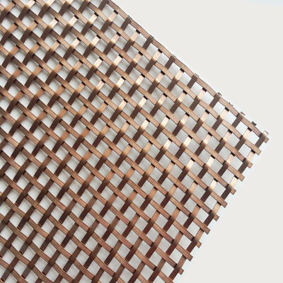 กว้างเคเบิล 25 มม สีดํา สวนสัตว์ สแตนเลส Mesh สถาปัตยกรรมสําหรับหน้าผนัง cladding และตกแต่งภายใน