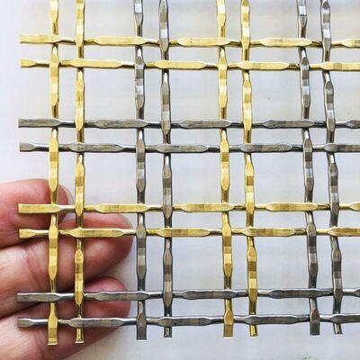 316 Grade Stainless Steel Architectural Mesh Panel with 5mm to 50mm Opening Size for Heavy Duty Filtration and Reinforcement