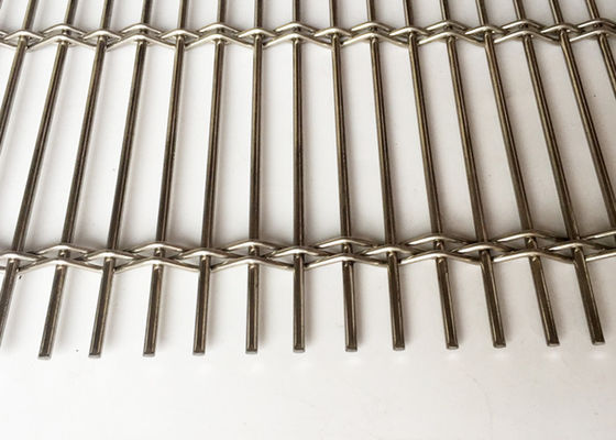 SS304 Plain Weave Metal Facade ตกแต่งภายนอกสำหรับลวดตาข่ายทอสถาปัตยกรรม