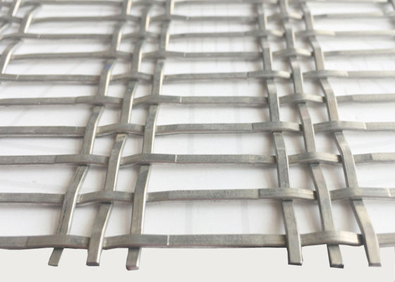 ปรับปรุงโครงการ Reverse Dutch Weave Architectural Woven Wire Mesh การรับรอง ISO9001-2015