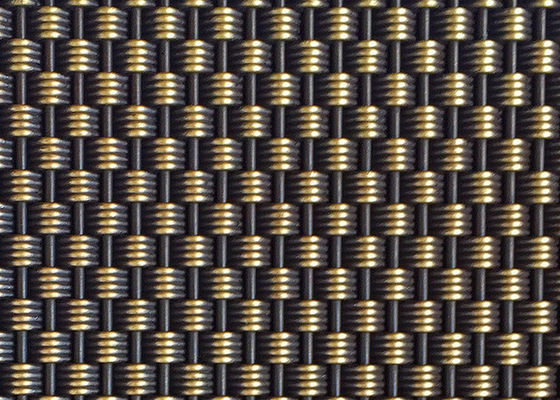 Anti Bronze Weave ตาข่ายโลหะสถาปัตยกรรม 4.6mm