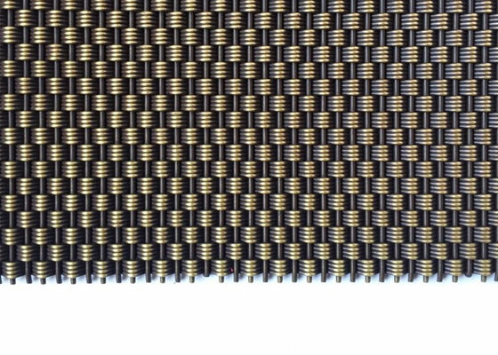 Anti Bronze Weave ตาข่ายโลหะสถาปัตยกรรม 4.6mm