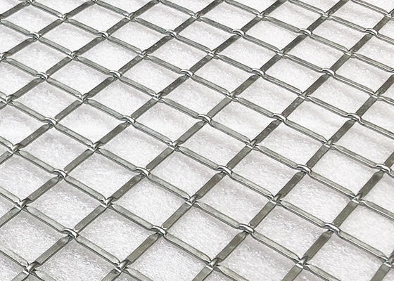4.2mm SS316 ล็อค Crimp Wire Mesh Antiacid
