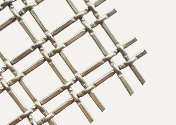 4 '' × 4 '' 13ft Crimped ทองเหลืองลวดตาข่ายคู่รั้วตกแต่ง ISO9000