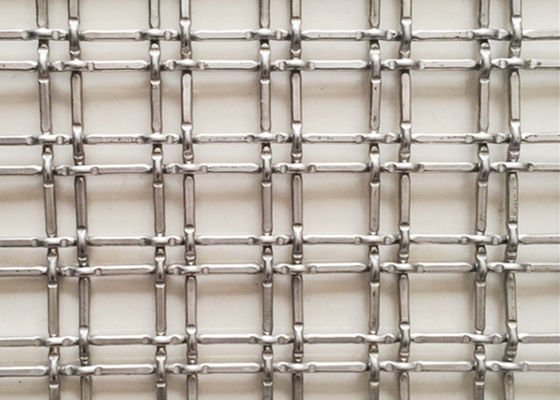 4 '' × 4 '' 13ft Crimped ทองเหลืองลวดตาข่ายคู่รั้วตกแต่ง ISO9000