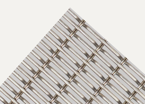 ราวบันไดสแตนเลสแบบแข็ง Crimp ลวดตาข่ายราวบันได OEM