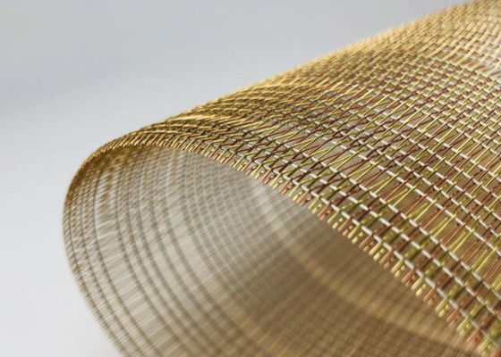 สแตนเลสทอลวดตาข่ายกระจกลามิเนตด้วย Interlayer ตาข่ายโลหะ