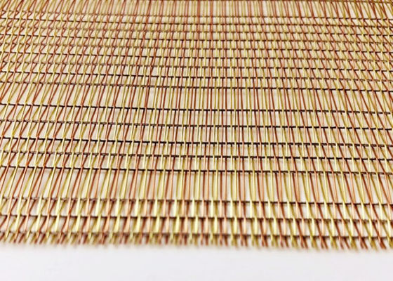 สแตนเลสทอลวดตาข่ายกระจกลามิเนตด้วย Interlayer ตาข่ายโลหะ
