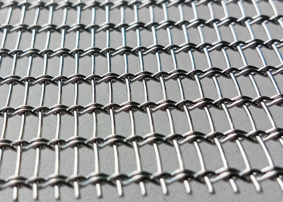 SS304 กระจก Interlayer ภายในลวดตาข่ายออกแบบตกแต่ง 1.2mm