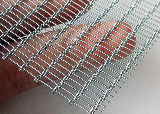 SS304 กระจก Interlayer ภายในลวดตาข่ายออกแบบตกแต่ง 1.2mm