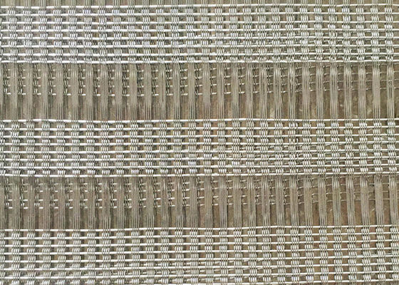 120m ทอกระจกลามิเนตลวดตาข่ายออกแบบตกแต่งภายในอาคาร Facades