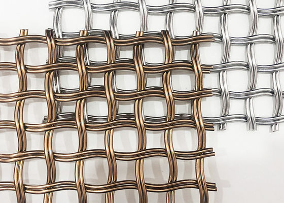 6mm พาร์ทิชันตกแต่งแผงตาข่ายลวดตาข่ายทอสำหรับบันได Guardrail