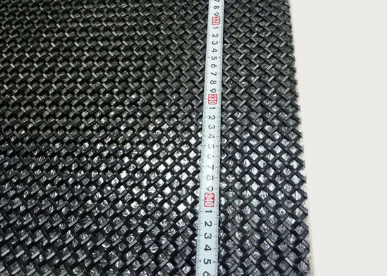SS304 Antiwear Black Powder Coated Mesh ตกแต่งสำหรับโครงสร้างอาคาร