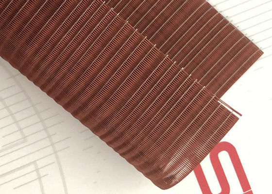 แก้วไวน์แดง Interlayer ลวดตาข่ายภายใน 10m 50m ตาข่ายโลหะทอตกแต่ง