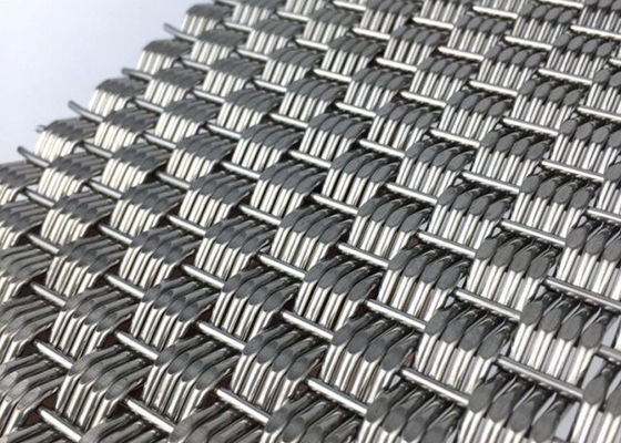 แผงลวดตาข่ายทอสถาปัตยกรรมแบบแข็ง Stainless Steel Eco 4.9mm Thick