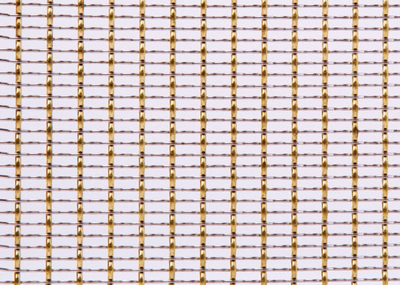 65ft SS316L ทองแดงสีแดงตกแต่งตะแกรงลวดตาข่ายชุบทองสำหรับหม้อน้ำCovers