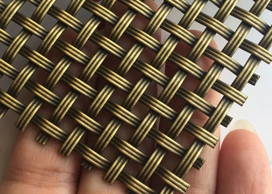 3.2mm ODM หน้าจอตาข่ายโลหะตกแต่งตะแกรงลวดโบราณชุบ