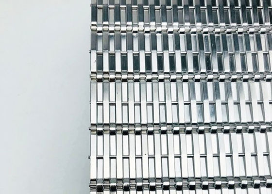 โครงผ้าตาข่ายสแตนเลสทางสถาปัตยกรรม 2.2mm Dia 2.5m Width