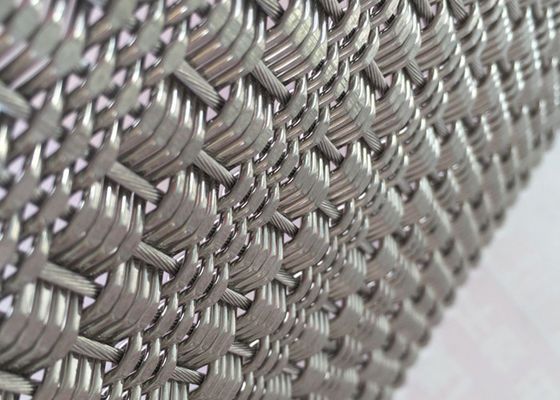 SGS SS316 ผ้าตาข่ายโลหะยืดหยุ่น 1.7mm Rod