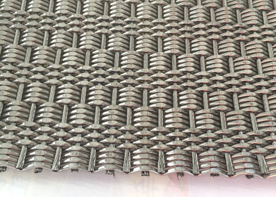 SGS SS316 ผ้าตาข่ายโลหะยืดหยุ่น 1.7mm Rod