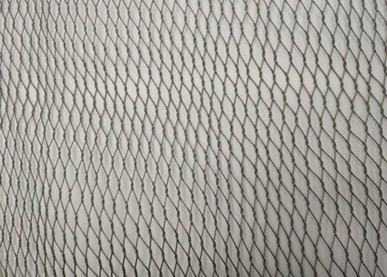 50x50mm Antirust ลวดตาข่ายยืดหยุ่น 1.6mm Dia Braided ลวด ตาข่าย Bird Screen