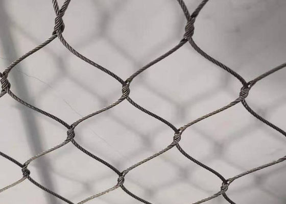SHUOLONG 7x7 Hand ทอตาข่าย Facade สแตนเลสตาข่ายตาข่าย Netting