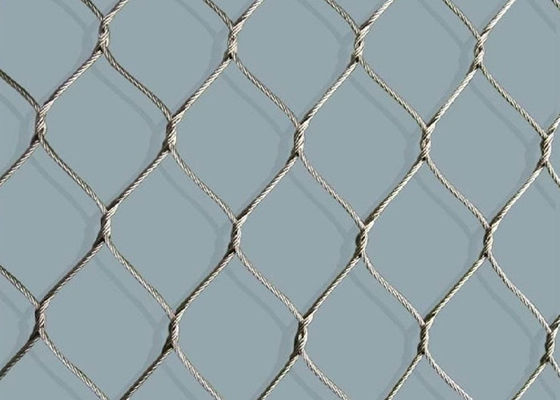 SHUOLONG 7x7 Hand ทอตาข่าย Facade สแตนเลสตาข่ายตาข่าย Netting