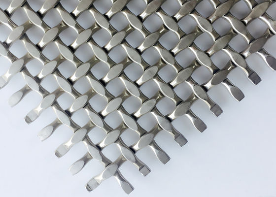 Art Signage Fine 8m X4m ลวดตาข่ายทอสถาปัตยกรรม 316 Stainless Steel