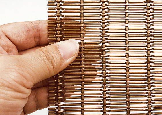 4mm สแตนเลส Pvd ตกแต่งทอลวดตาข่ายสำหรับผนังหน้าจอกาบ