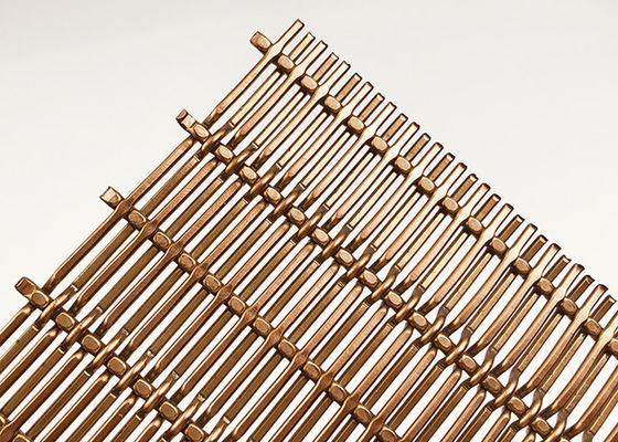 4mm สแตนเลส Pvd ตกแต่งทอลวดตาข่ายสำหรับผนังหน้าจอกาบ