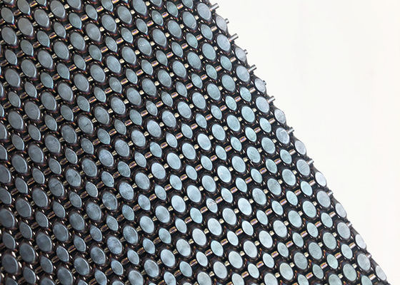 ชุบสีดำสแตนเลสลวดตาข่ายสถาปัตยกรรมสำหรับ Facade Cladding