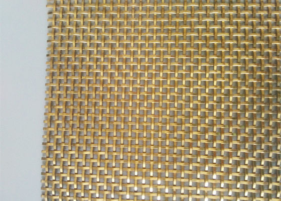 แผงโลหะทอ 3.2 มม. ตาข่ายสแตนเลส Crimped สำหรับประตูตู้