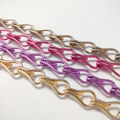 อลูมิเนียม Hook Chain บ้านตกแต่ง ป้องกันแมลง ปรับปรุงโรงแรม Partition อลูมิเนียม Hook Bead ผ้าม่าน ผู้ผลิต Wholesale