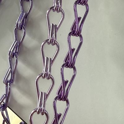 12mm * 24mm ขนาดมาตรฐาน อลูมิเนียมโซ่ Fly Screen สําหรับอุตสาหกรรม