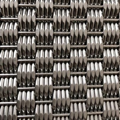 เครือข่ายผ้าโลหะสแตนเลสที่ออกแบบมาตามความต้องการ สําหรับการเคลือบหน้าต่างขนาดใหญ่ในอาคารพาณิชย์ในเมือง