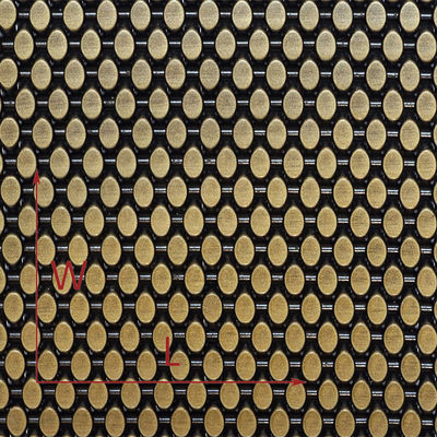 แผ่น Mesh โลหะไร้สารเคราะห์ตัดเลเซอร์ตามสั่ง สําหรับป้ายแบรนด์ภายนอก หน้าต่างที่ทันสมัย