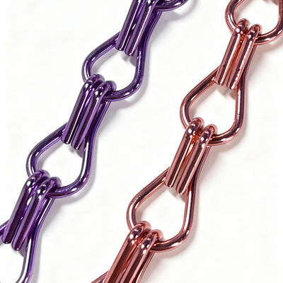 ตกแต่ง Chainmail แหวนตาข่ายม่านหน้าจออาคาร Facades สีธรรมชาติ