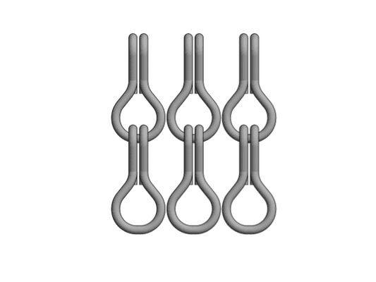 ม่านกันแมลงอะลูมิเนียมขนาด 12x24 มม. พร้อมพื้นที่เปิด 60% และเส้นผ่านศูนย์กลางลวด 1.2 มม. สำหรับควบคุมแมลง