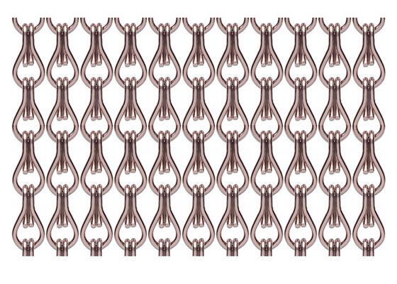 ODM 2mm Metal Chain Door ม่านบังตาสำหรับผ้าม่านสถาปัตยกรรม